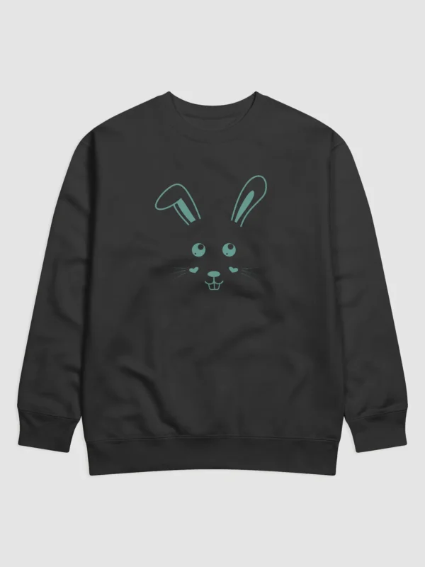 Bunny Design Cotton Heritage Premium Sweatshirt - Image 3