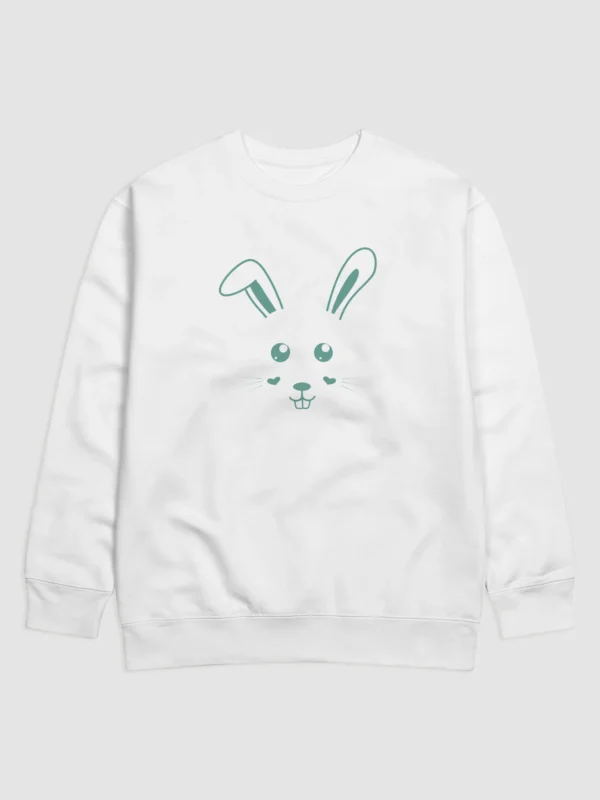 Bunny Design Cotton Heritage Premium Sweatshirt - Image 2