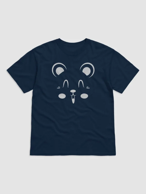 Teddy Bear Face Design Garment-Dyed Heavyweight T-Shirt