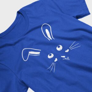 Cute Bunny Face Design Unisex T-Shirt