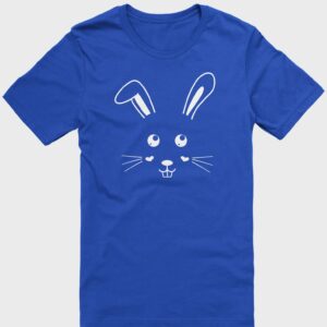Cute Bunny Face Garment-Dyed Heavyweight T-Shirt
