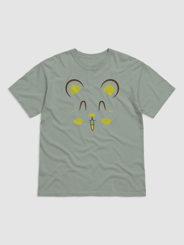 Hamster Face Design Garment-Dyed Heavyweight T-Shirt - Image 2