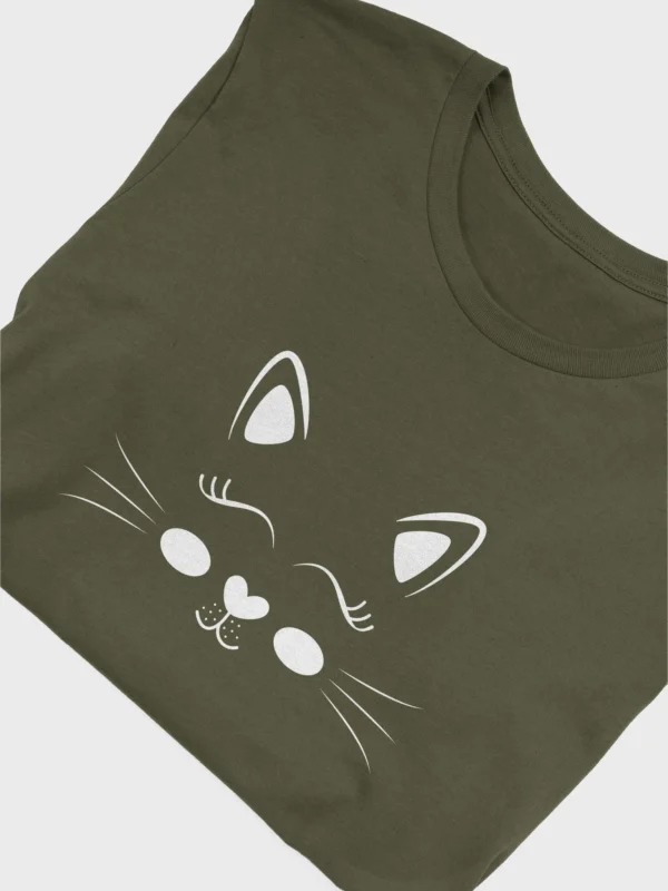 Adorable Cat Face Unisex T-Shirt - Perfect Gift for Cat Lovers - Image 2