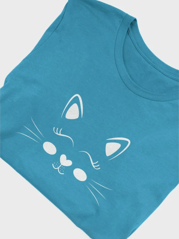 Adorable Cat Face Unisex T-Shirt - Perfect Gift for Cat Lovers - Image 4