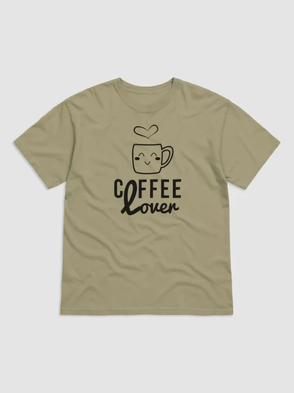 Coffee Lover Garment-Dyed Heavyweight T-Shirt - Image 4