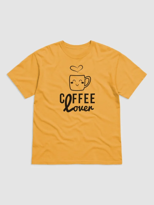 Coffee Lover Garment-Dyed Heavyweight T-Shirt - Image 2