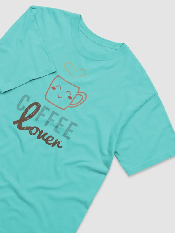 Coffee Lover (Vintage Style) Garment-Dyed Heavyweight T-Shirt - Image 4