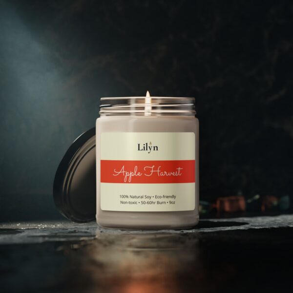 Lilyn Luxury Scented Soy Candle - Various Scents, 9oz, Eco-Friendly Aromatherapy, Home Fragrance, Gifts & Decor - Image 4