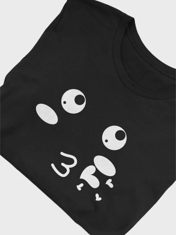 Flying Kiss Smiley Unisex T-Shirt, Supersoft T-Shirt - Image 2