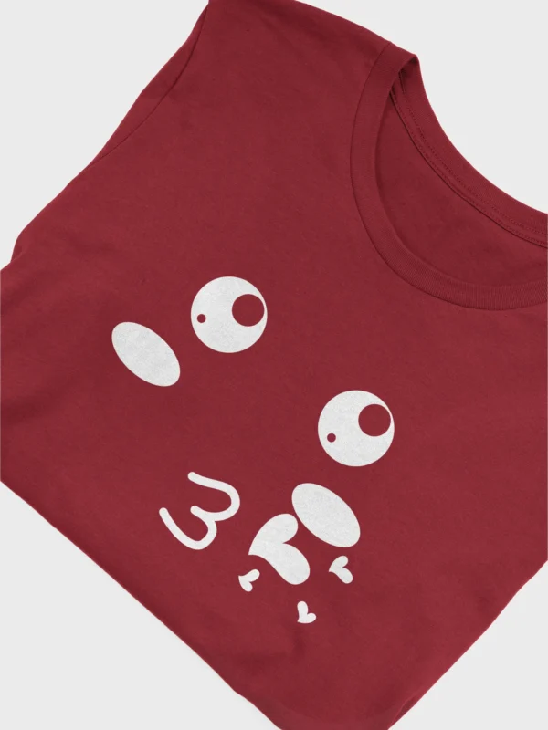 Flying Kiss Smiley Unisex T-Shirt, Supersoft T-Shirt - Image 5