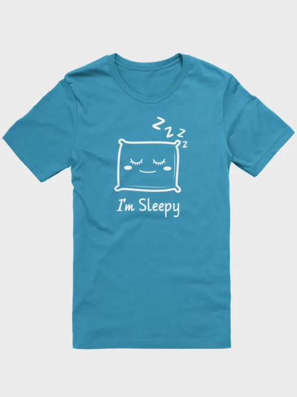 "I'm Sleepy" Design Unisex T-Shirt, Supersoft T-Shirt - Image 5