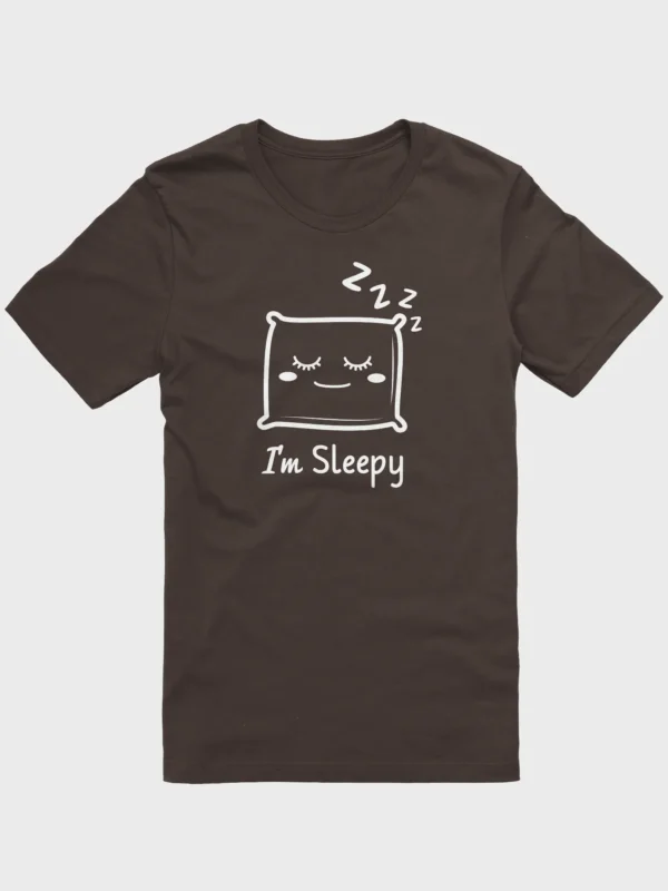 "I'm Sleepy" Design Unisex T-Shirt, Supersoft T-Shirt - Image 3