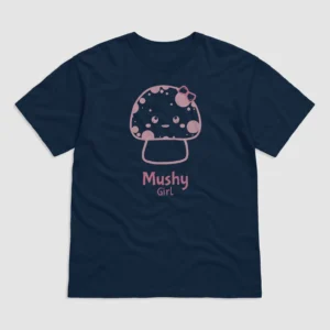 Mushy Girl Design Garment-Dyed Heavyweight T-Shirt