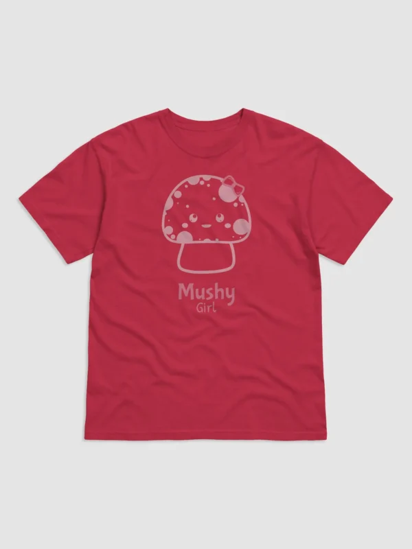 Mushy Girl Design Garment-Dyed Heavyweight T-Shirt - Image 2