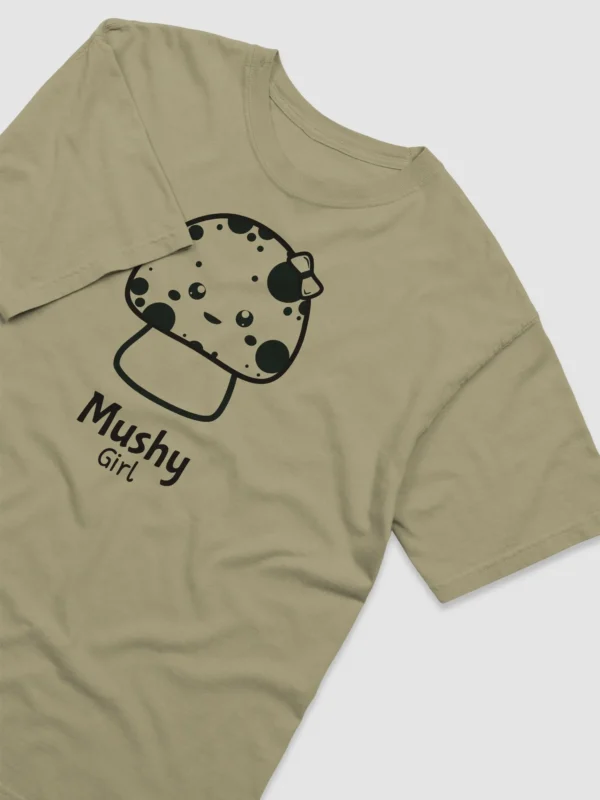 Mushy Girl Design Garment-Dyed Heavyweight T-Shirt, Unisex T-Shirt - Image 3