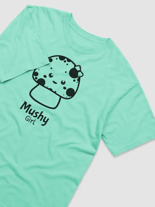 Mushy Girl Design Garment-Dyed Heavyweight T-Shirt, Unisex T-Shirt - Image 4