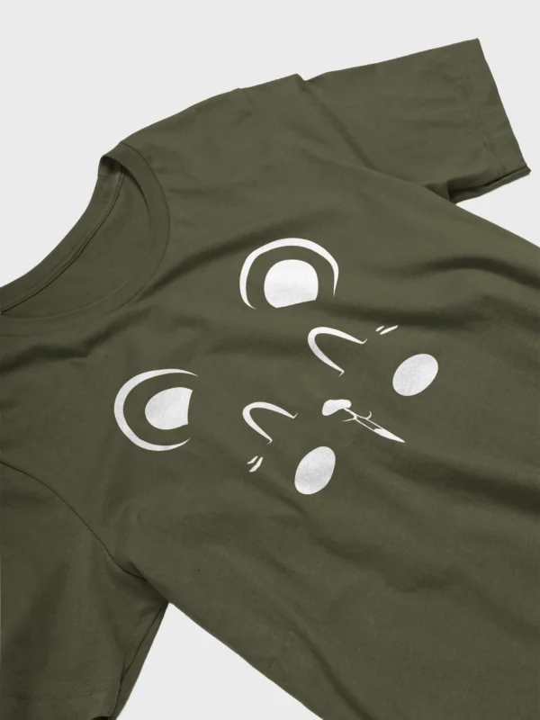 Teddy Bear Face Unisex T-Shirt, Supersoft T-Shirt - Image 2