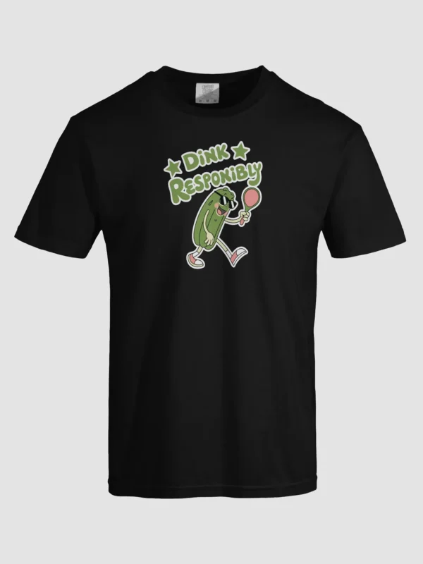 Playful Dink Responsibly Pickleball Unisex Garment-Dyed T-shirt - Image 5