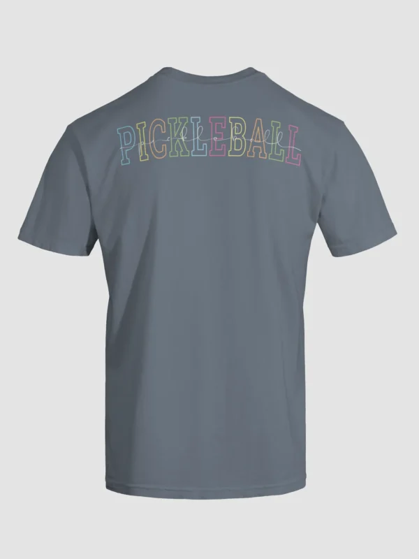 Garment-Dyed T-shirt Pickleball Tee (Back Print)