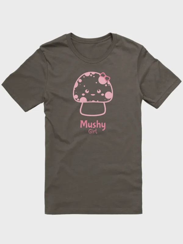 Mushy Girl Design Unisex Supersoft T-Shirt - Image 3
