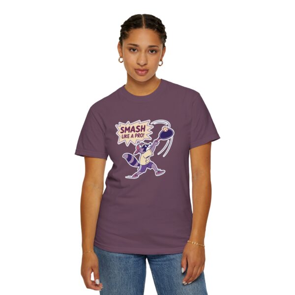 Pickleball T-Shirt - Smash Like a Pro Unisex Garment-Dyed T-shirt - Image 2