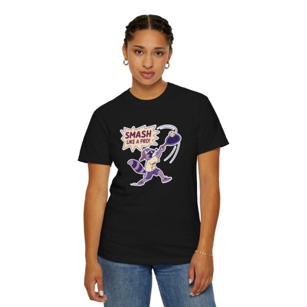 Pickleball T-Shirt - Smash Like a Pro Unisex Garment-Dyed T-shirt - Image 3