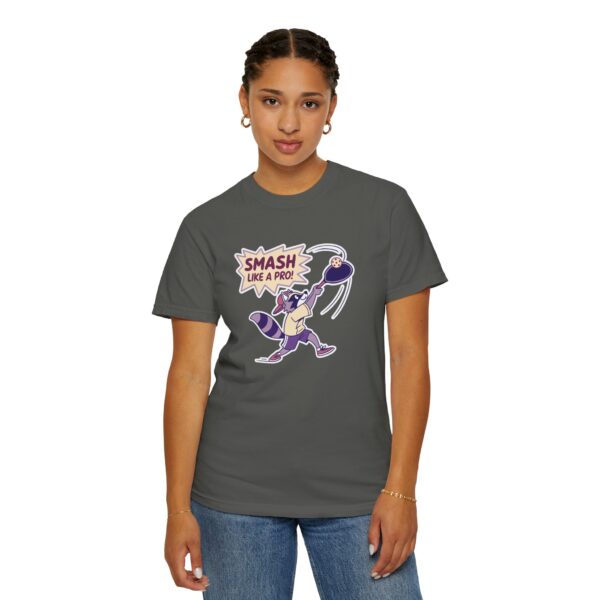 Pickleball T-Shirt - Smash Like a Pro Unisex Garment-Dyed T-shirt - Image 4