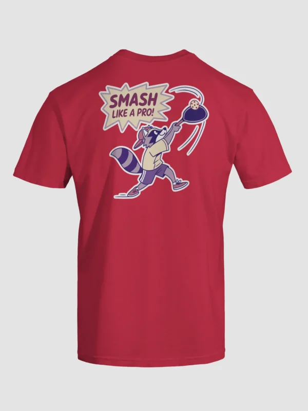 Pickleball T-Shirt - Smash Like a Pro Unisex Garment-Dyed T-shirt (Back Print)