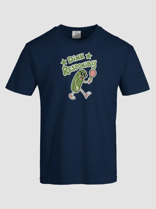 Playful Dink Responsibly Pickleball Unisex Garment-Dyed T-shirt